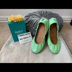 Tieks Mint Patent Size 7
